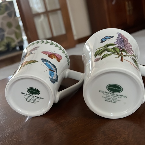 Portmeirion The Botanic Garden Coffee Mug Made in Britain Set of 2 - Picture 4 of 6